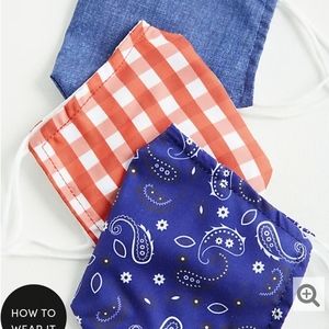 PAISLEY & GINGHAM NON-MEDICAL REUSABLE MASKS - PAC